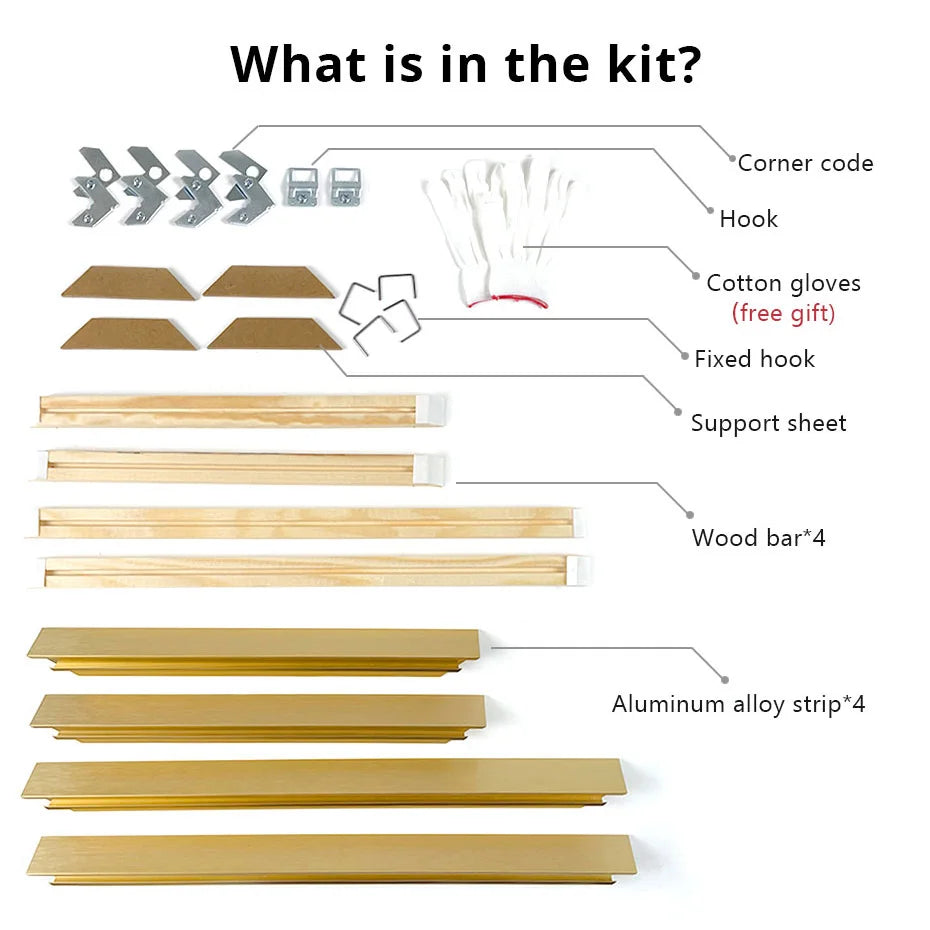 Canvas Floater Frame DIY Kit