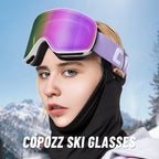 Ski Goggles – Anti-Fog, UV400 Protection, OTG, Cylindrical Lens