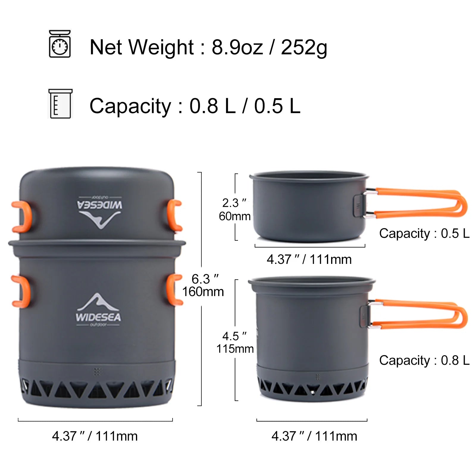 Camping Cookware Set