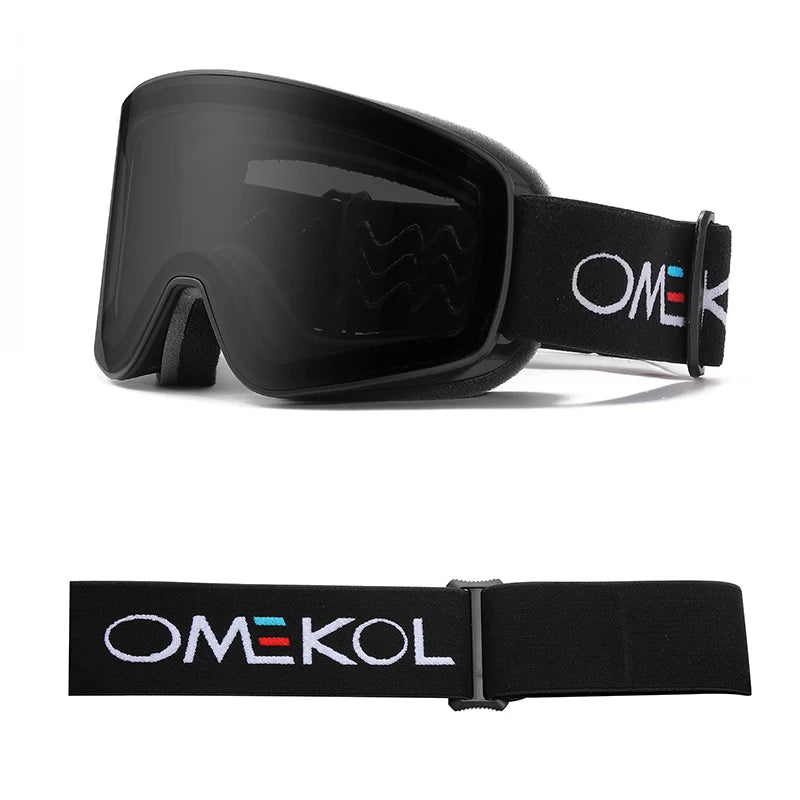 Double Layer Anti-Fog Ski Goggles