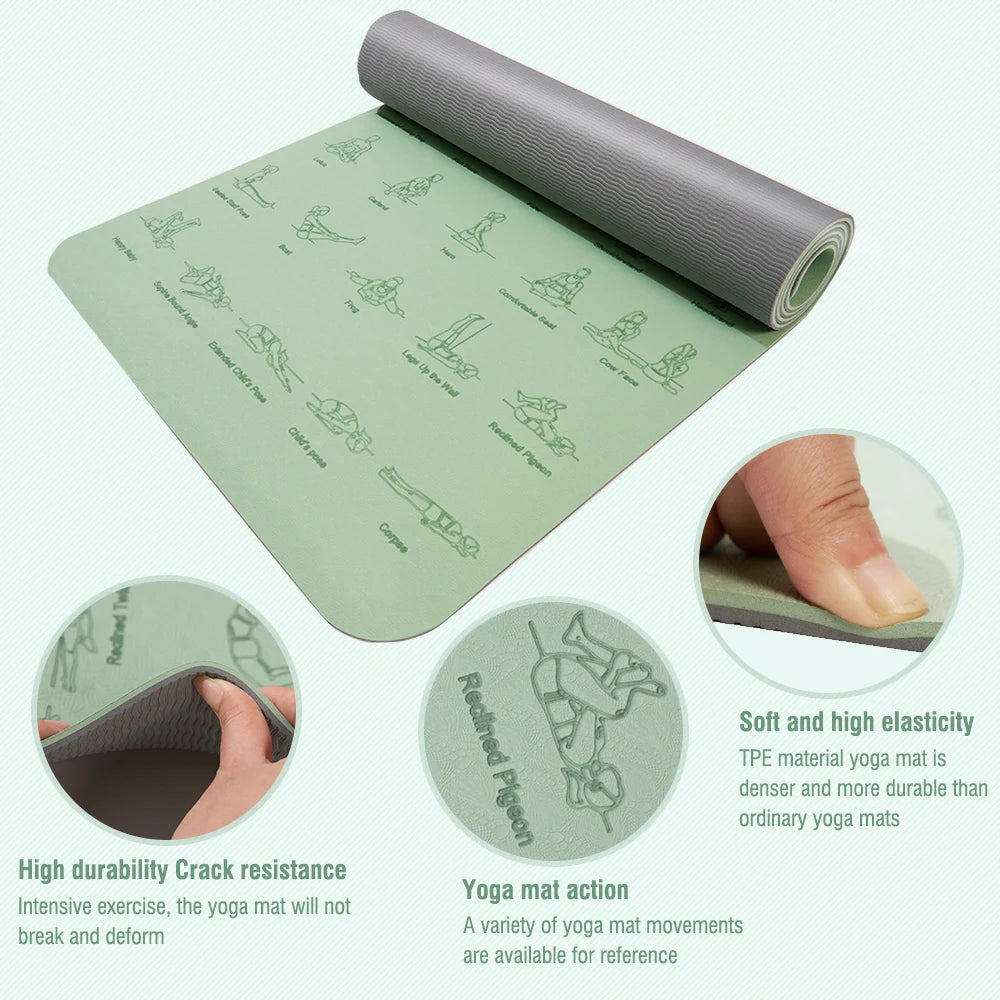 Eco-Friendly TPE Yoga Mat