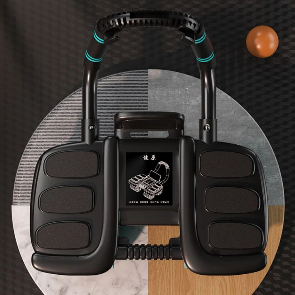 6-Wheel Ab Roller with Automatic Rebound