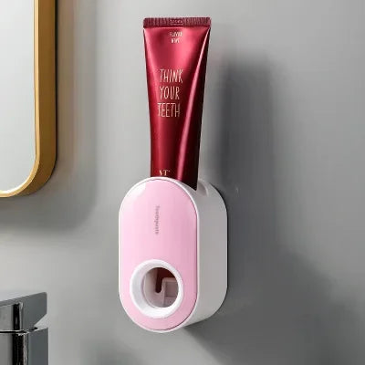 Automatic Toothpaste Squeezer & Brush Holder