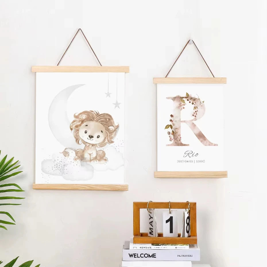 Solid Wood Magnetic Poster Frame