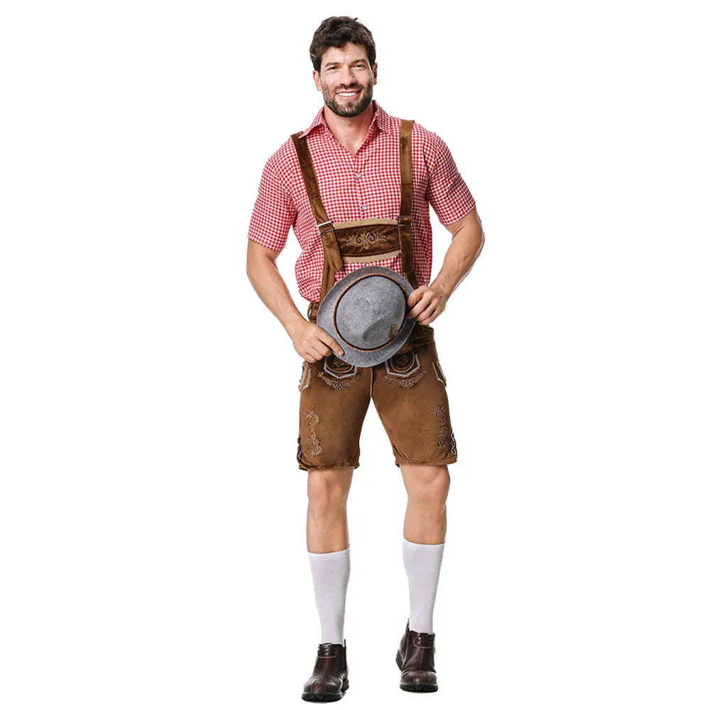 Male Oktoberfest Lederhosen Costume