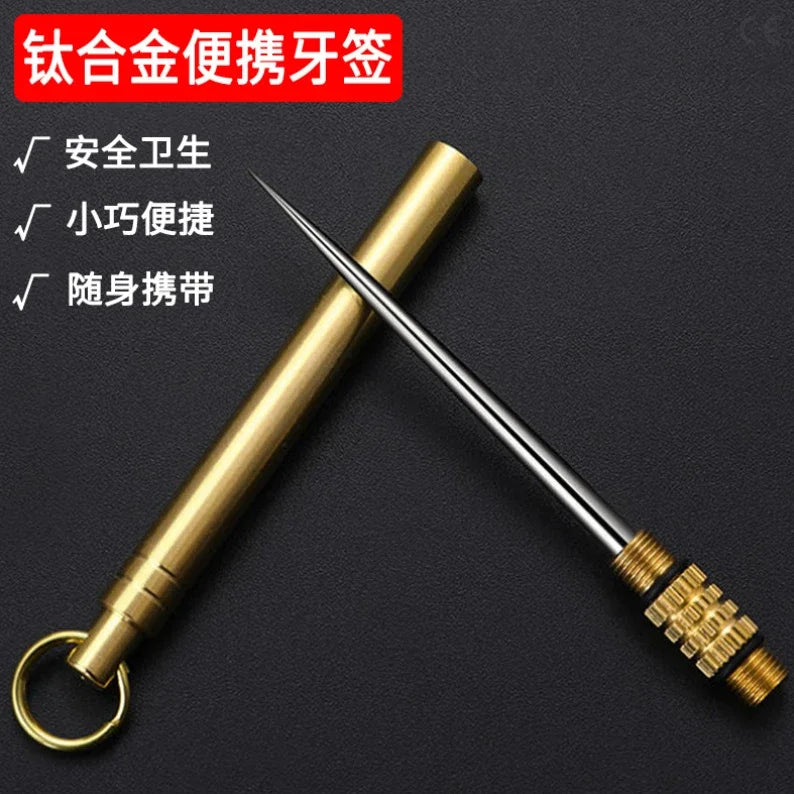 Titanium Pocket Toothpick