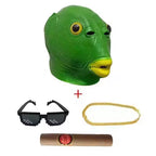 Green Fish Monster Mask