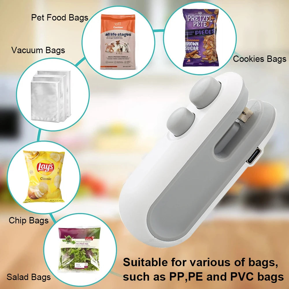2-in-1 Mini Heat Seal & Cut Sealer