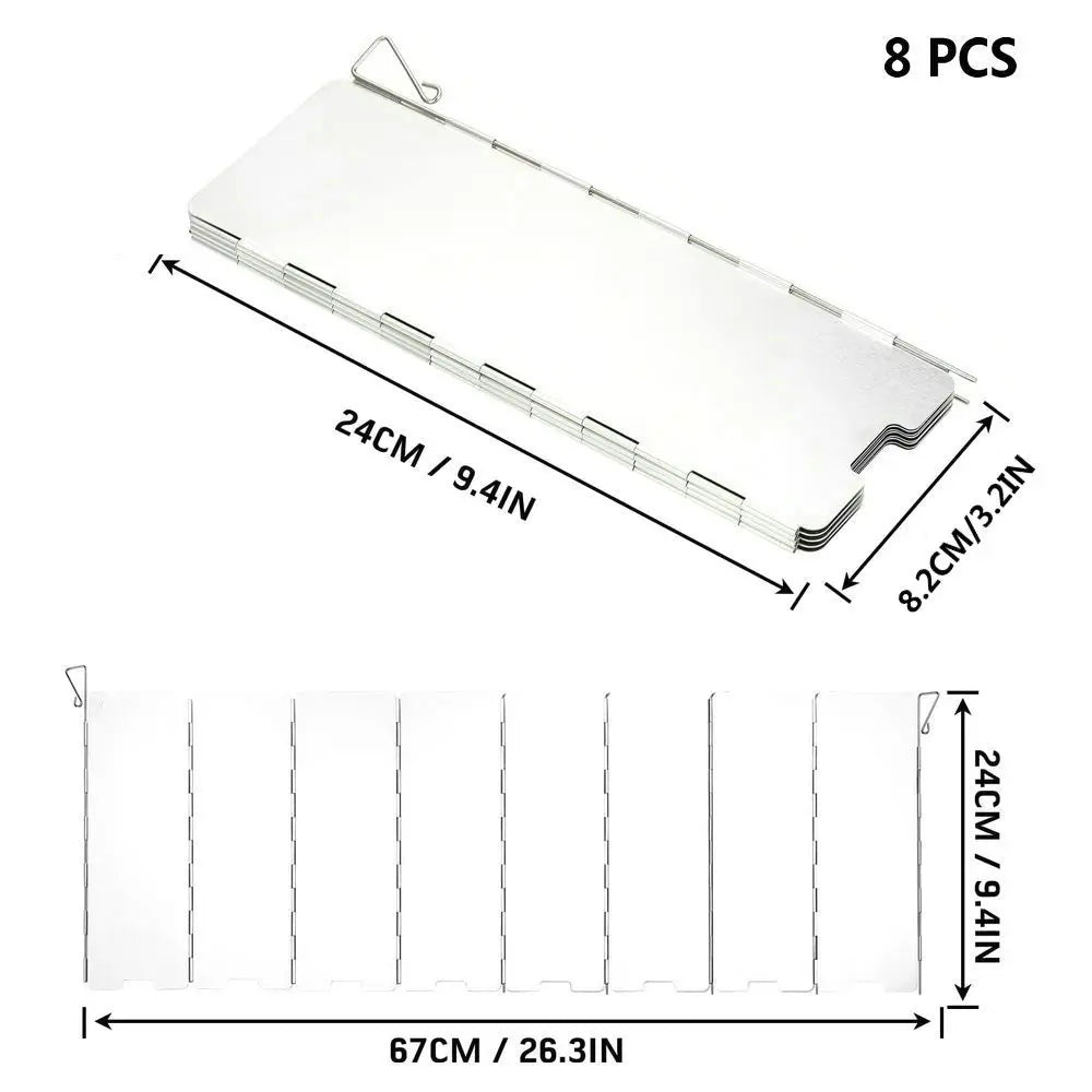 Camping Stove Windshield
