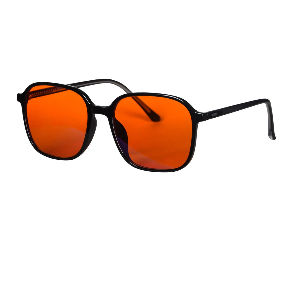 Blue Light Blocking Glasses – Red & Orange Lens