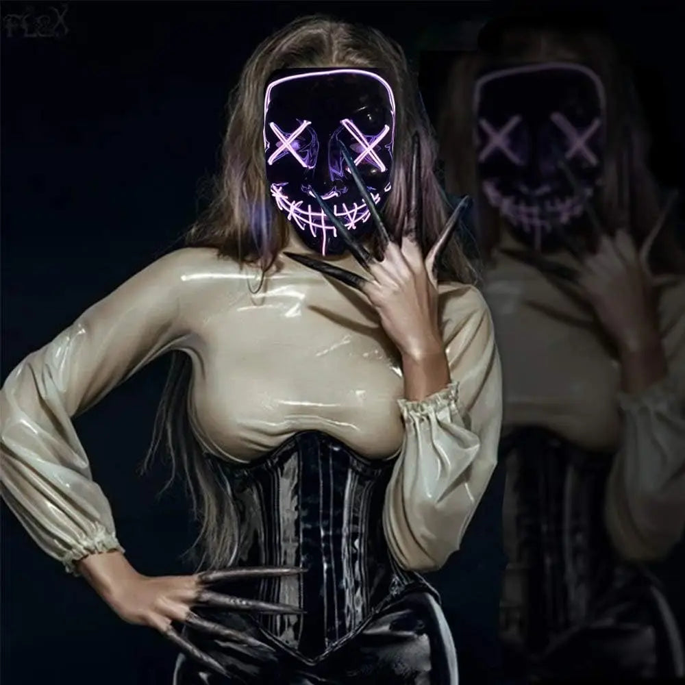 LED Halloween Mask