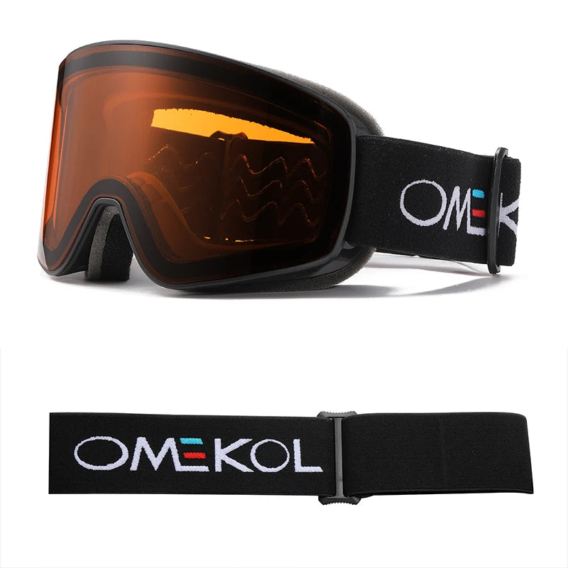 Double Layer Anti-Fog Ski Goggles