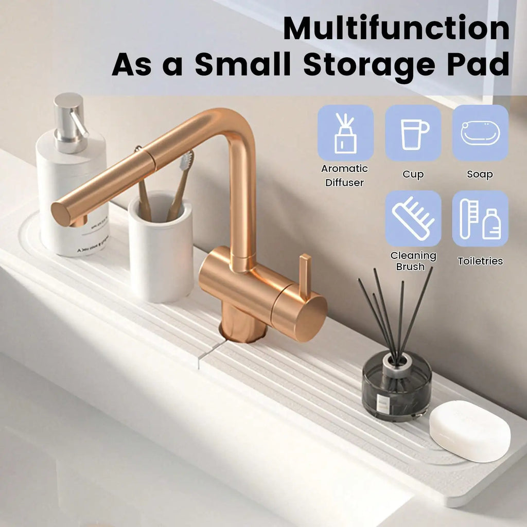 Kitchen Sink Long Diatomite Fast Drying Stone Sink