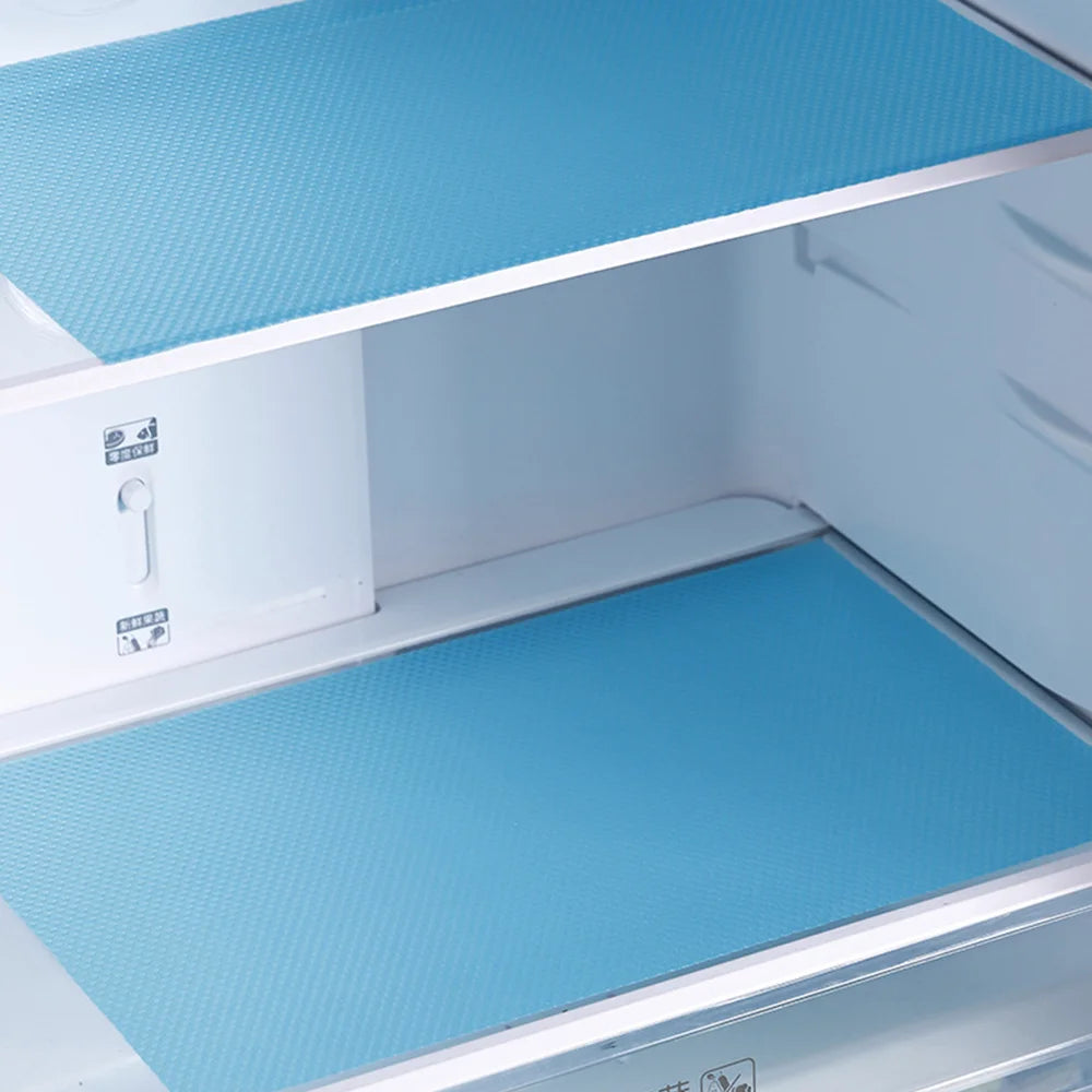 4x Non-Slip Waterproof Refrigerator Shelf Liners