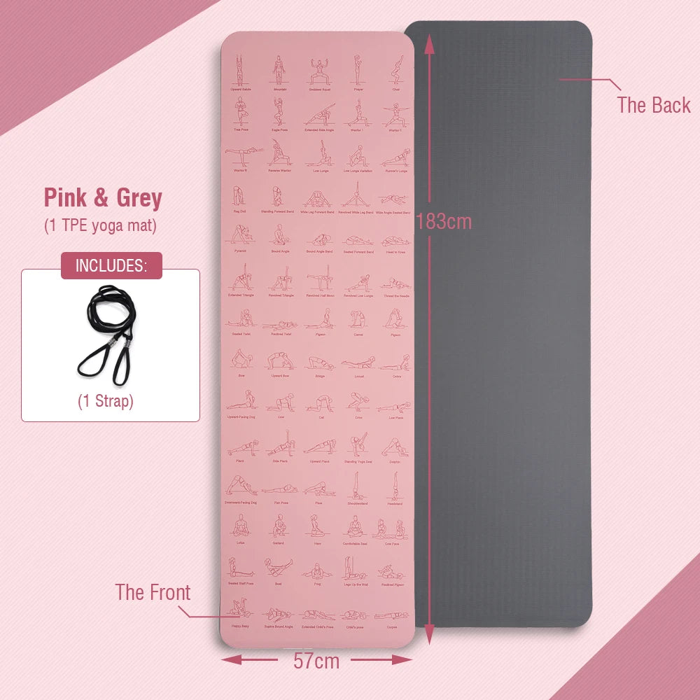 Eco-Friendly TPE Yoga Mat