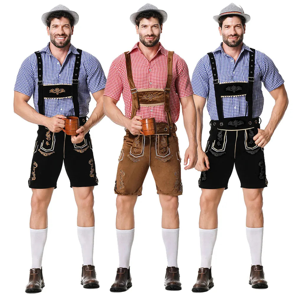 Male Oktoberfest Lederhosen Costume