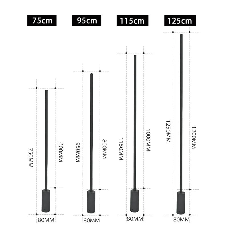 Modern Outdoor LED Lawn Lamp
