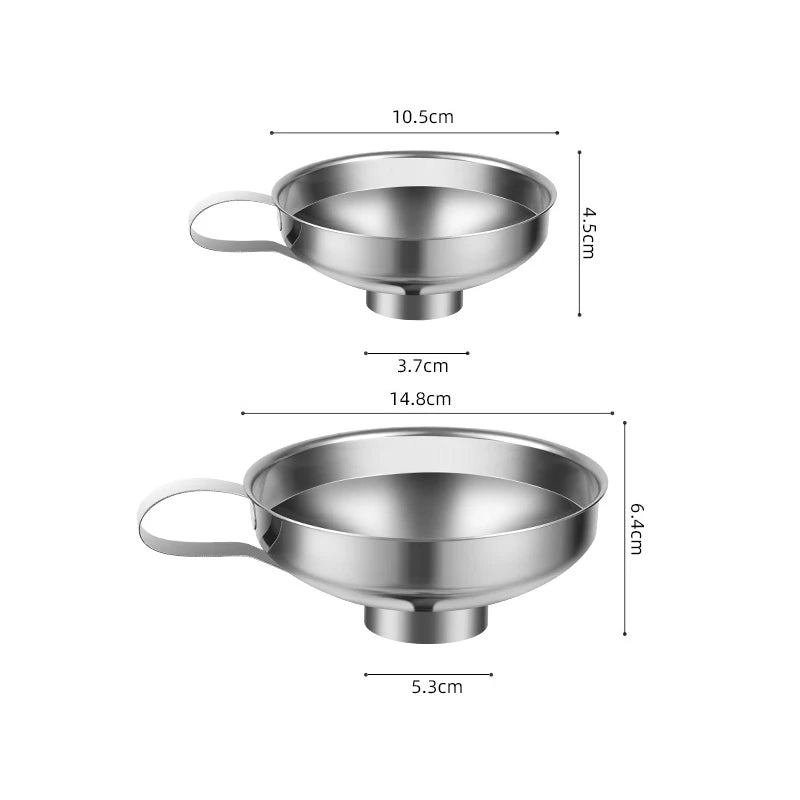 Stainless Steel Wide Mouth Canning Funnel