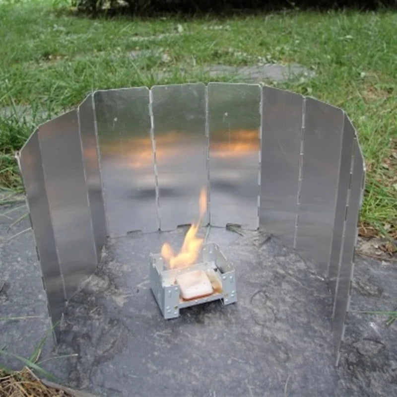 Camping Stove Windshield