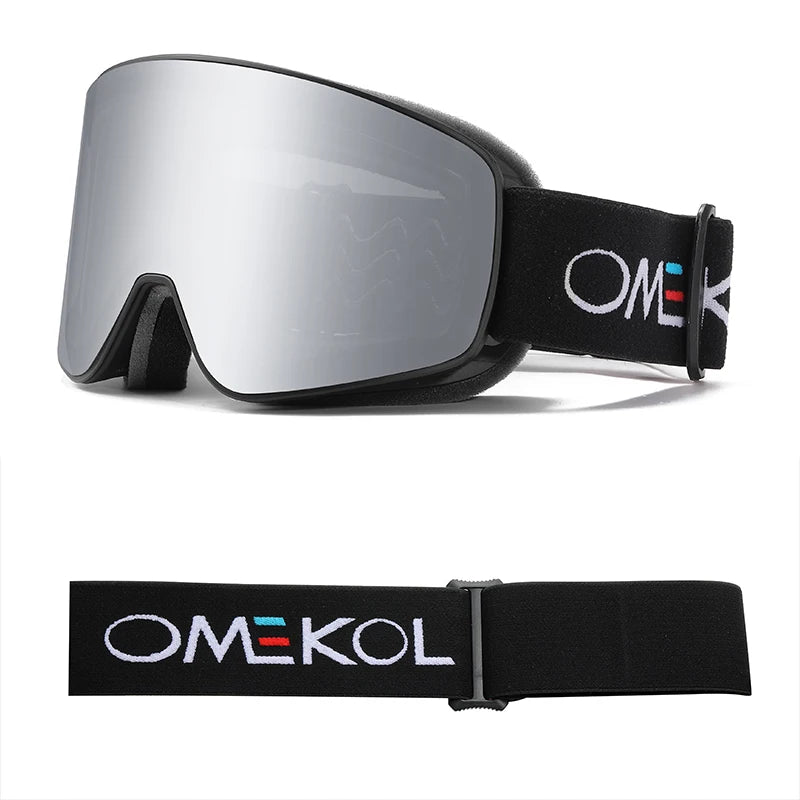 Double Layer Anti-Fog Ski Goggles