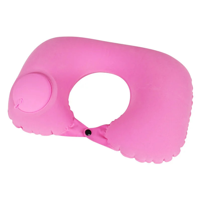U-Shaped Inflatable Travel Pillow