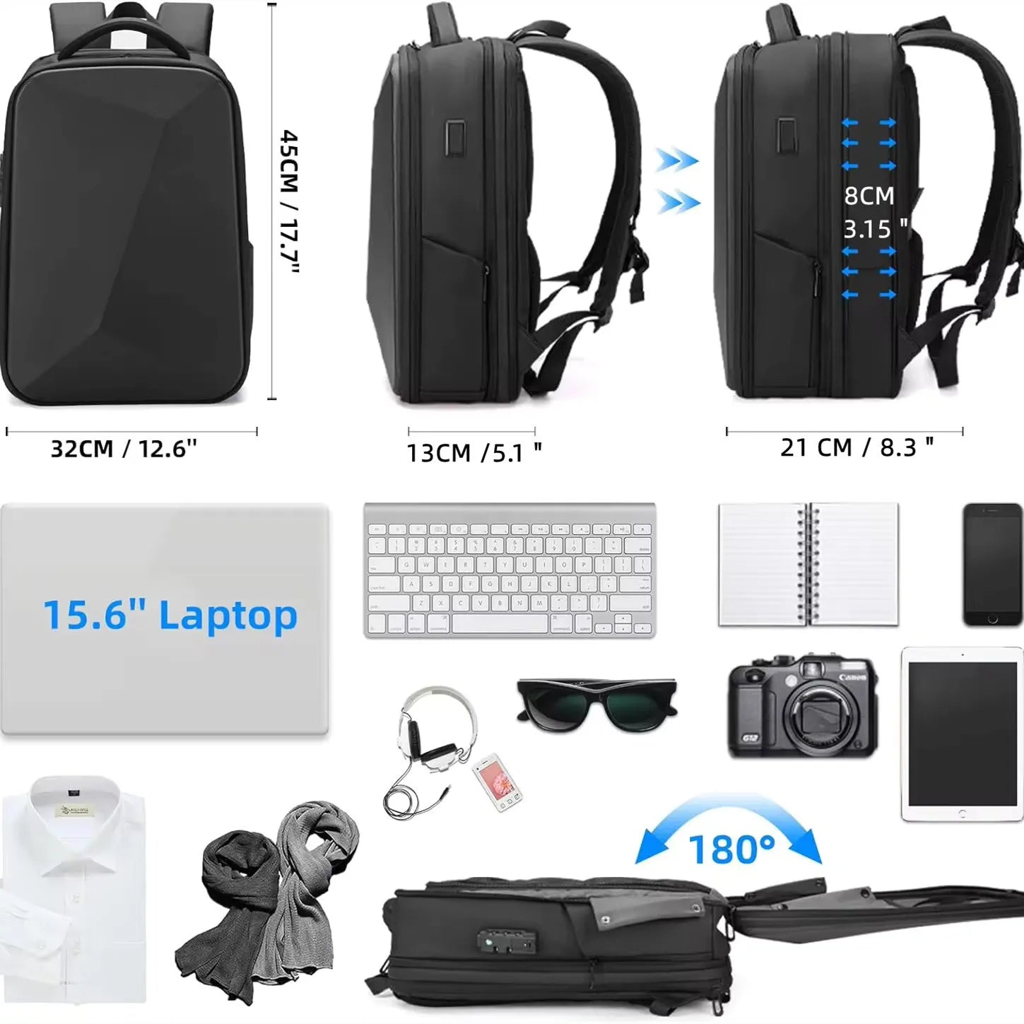 Waterproof Anti-Theft Business Travel Bag
