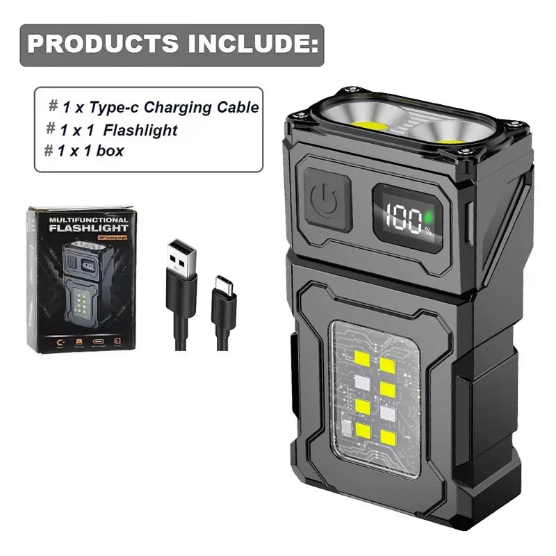 Mini USB Rechargeable LED Flashlight