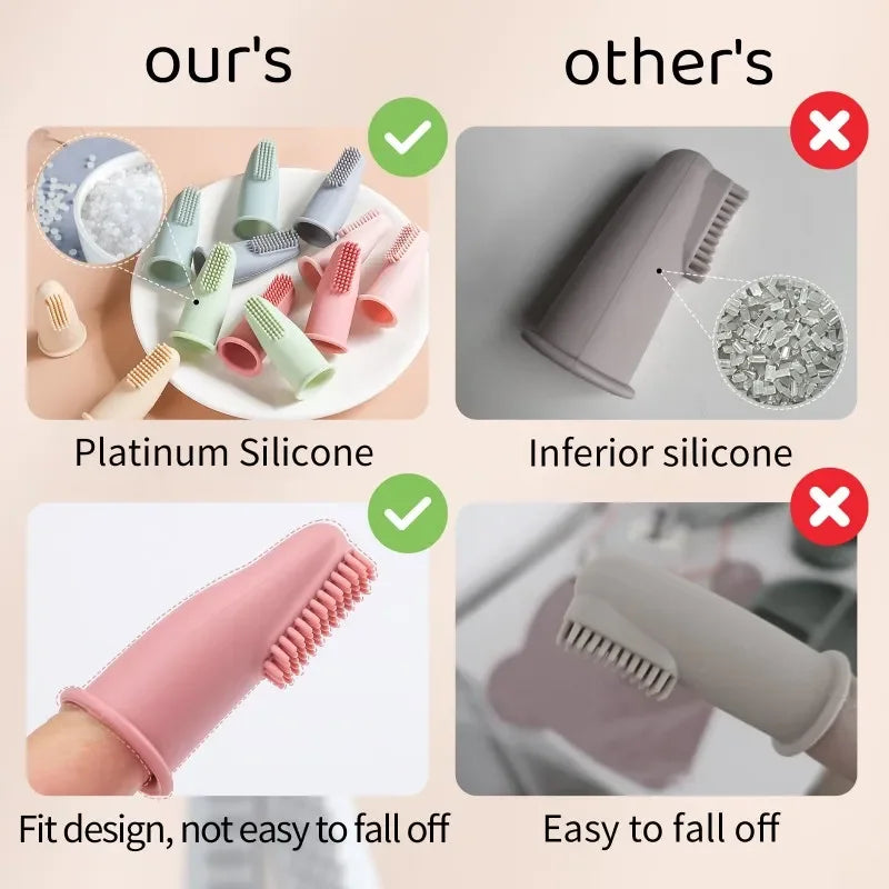 Ultra Soft Silicone Finger Toothbrush