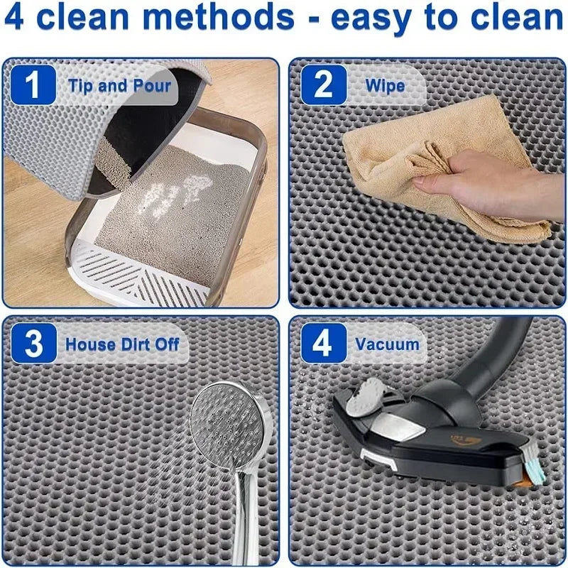Waterproof Double-Layer Cat Litter Mat