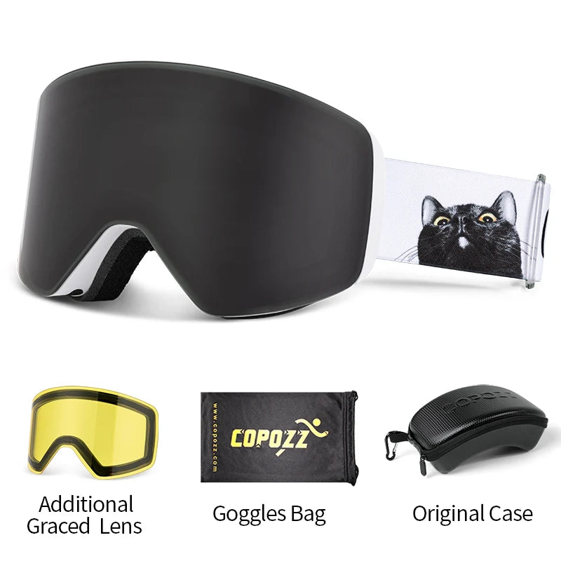 Ski Goggles – Magnetic Lens Change, Anti-Fog, UV400 Protection