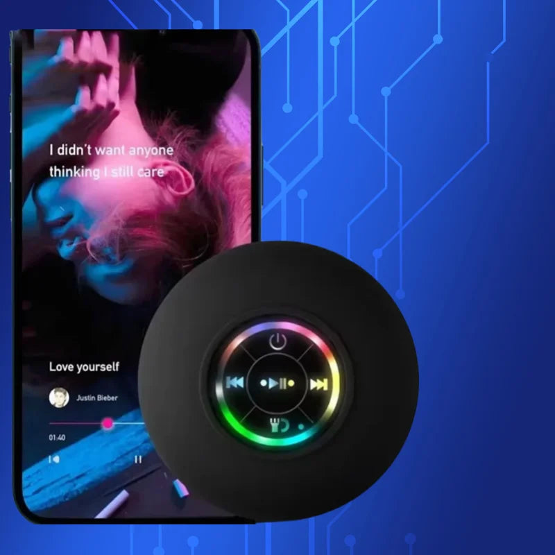 Waterproof Bluetooth Speaker with Suction Cup