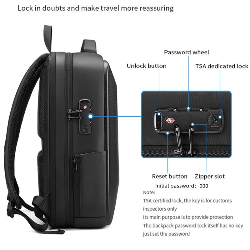Waterproof Anti-Theft Business Travel Bag