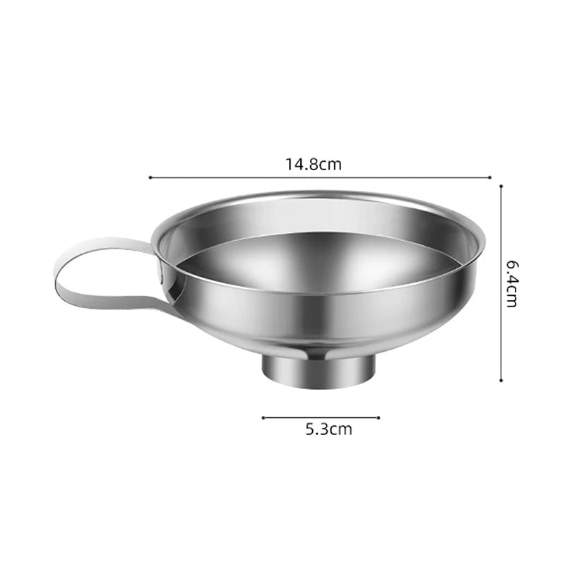 Stainless Steel Wide Mouth Canning Funnel