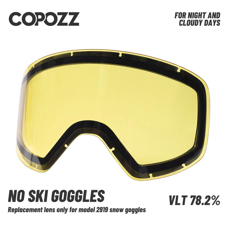 Ski Goggles – Anti-Fog, UV400 Protection, OTG, Cylindrical Lens