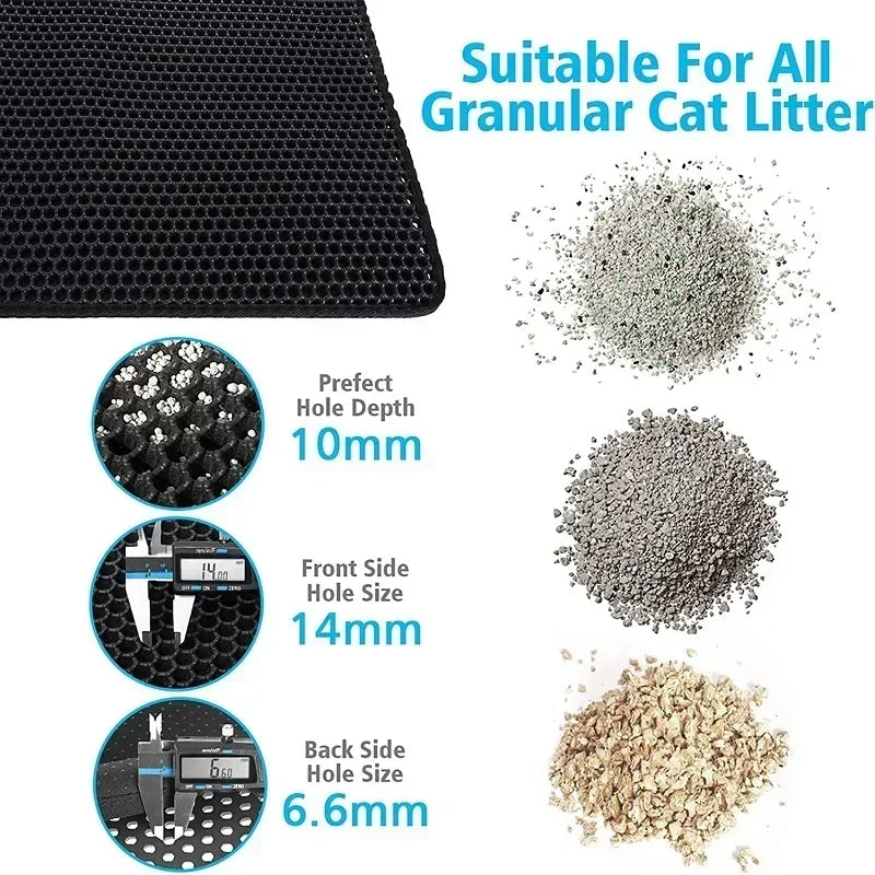 Waterproof Double-Layer Cat Litter Mat