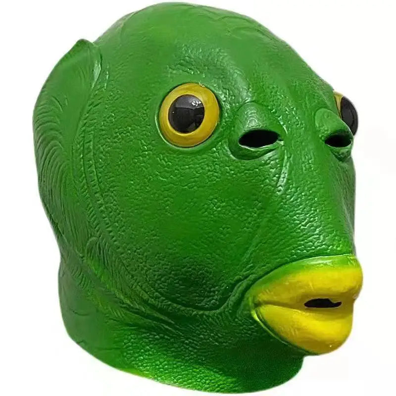 Green Fish Monster Mask