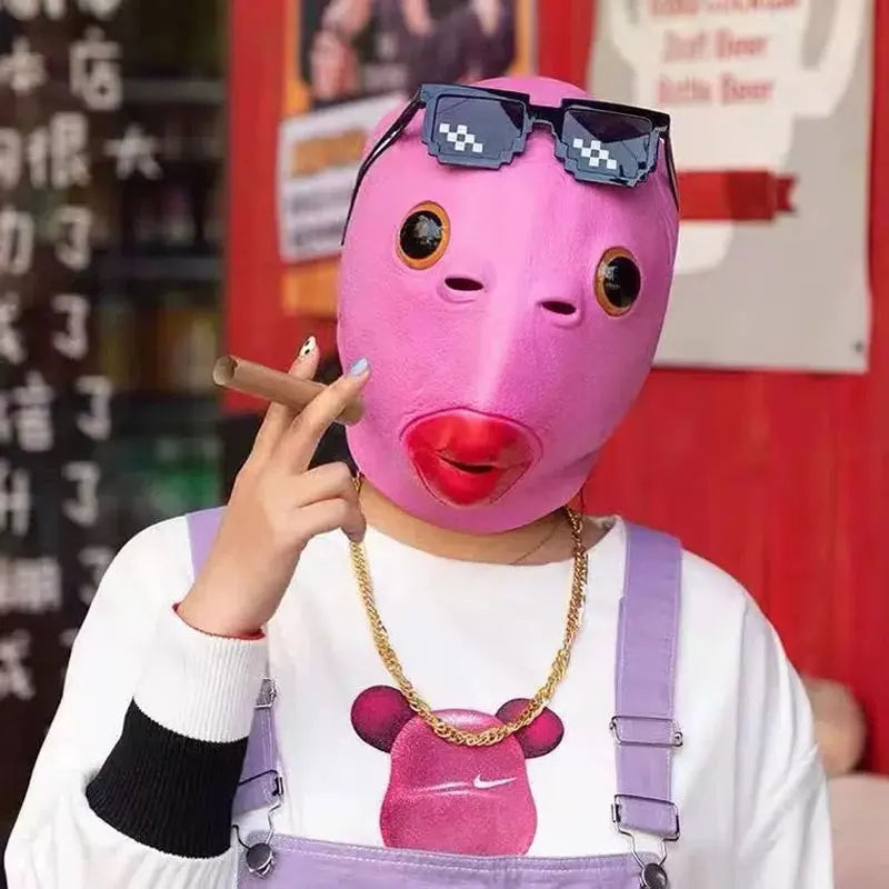 Green Fish Monster Mask