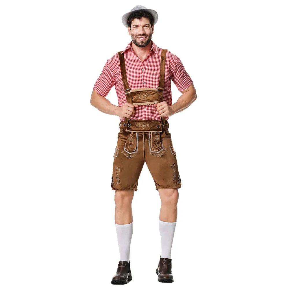 Male Oktoberfest Lederhosen Costume