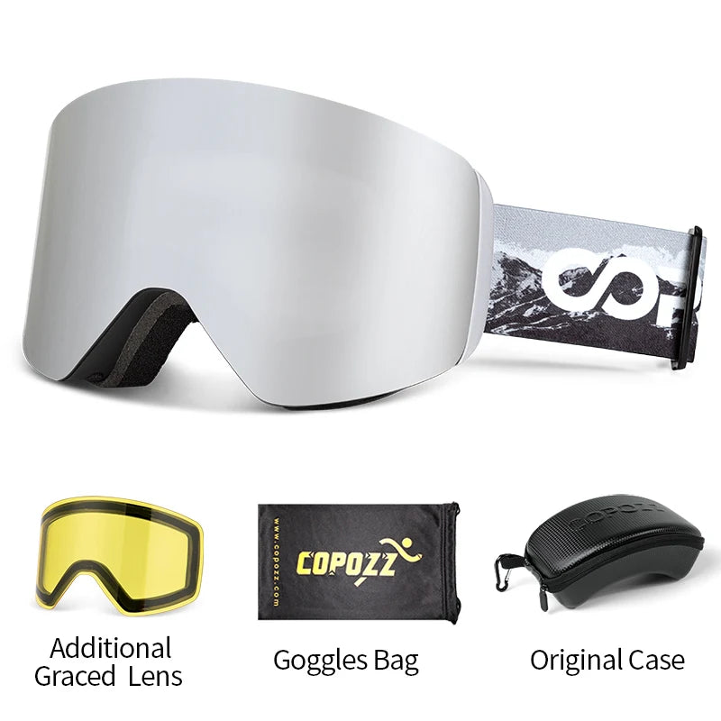 Ski Goggles – Magnetic Lens Change, Anti-Fog, UV400 Protection
