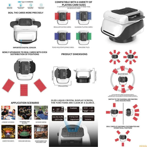 2-in-1 Automatic Cards Dealer Machine