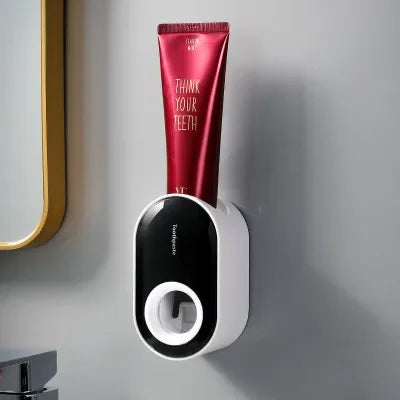 Automatic Toothpaste Squeezer & Brush Holder