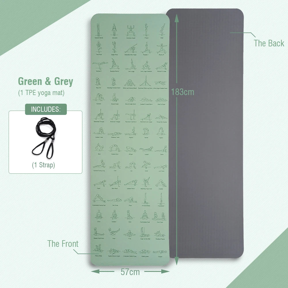 Eco-Friendly TPE Yoga Mat