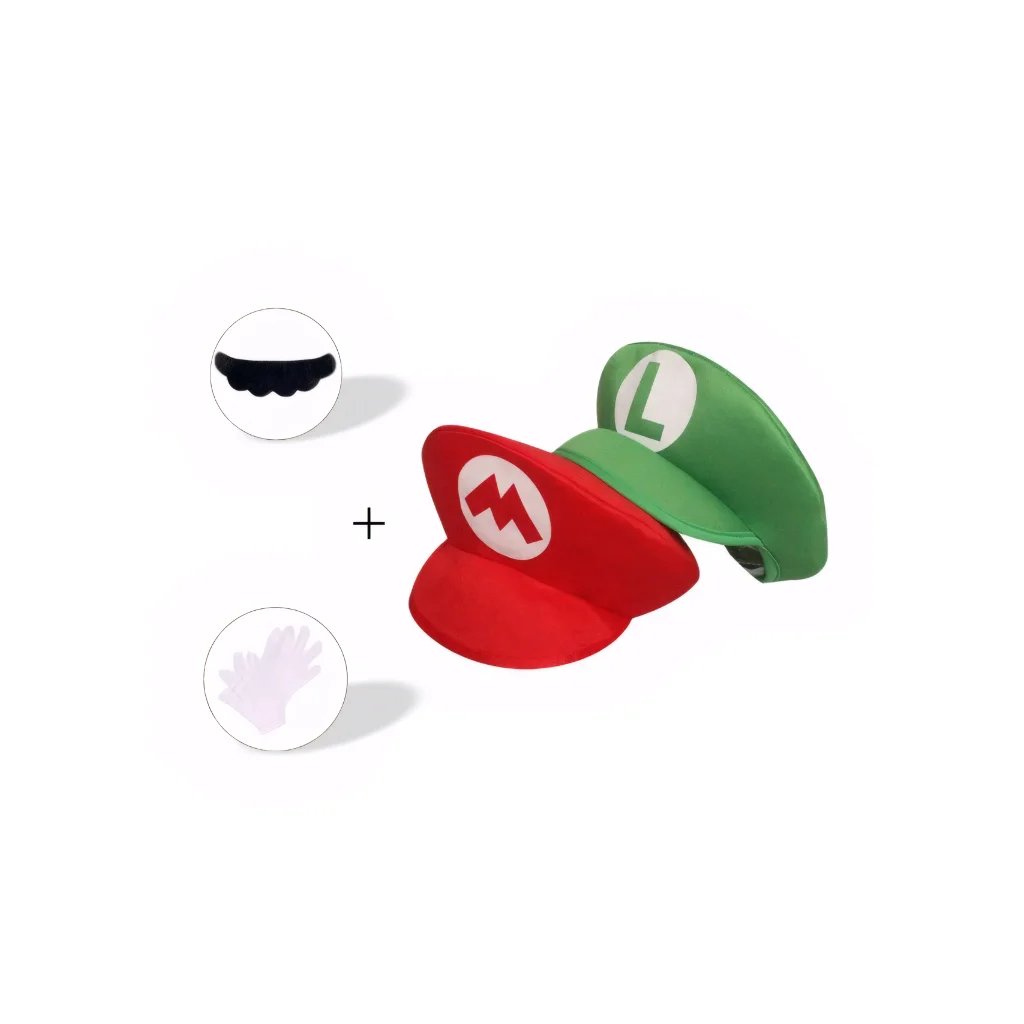 Halloween Luigi & Mario Costume Set