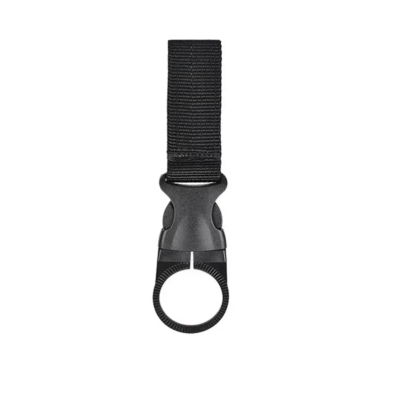 Outdoor Webbing Buckle Bottle Holder with Carabiner