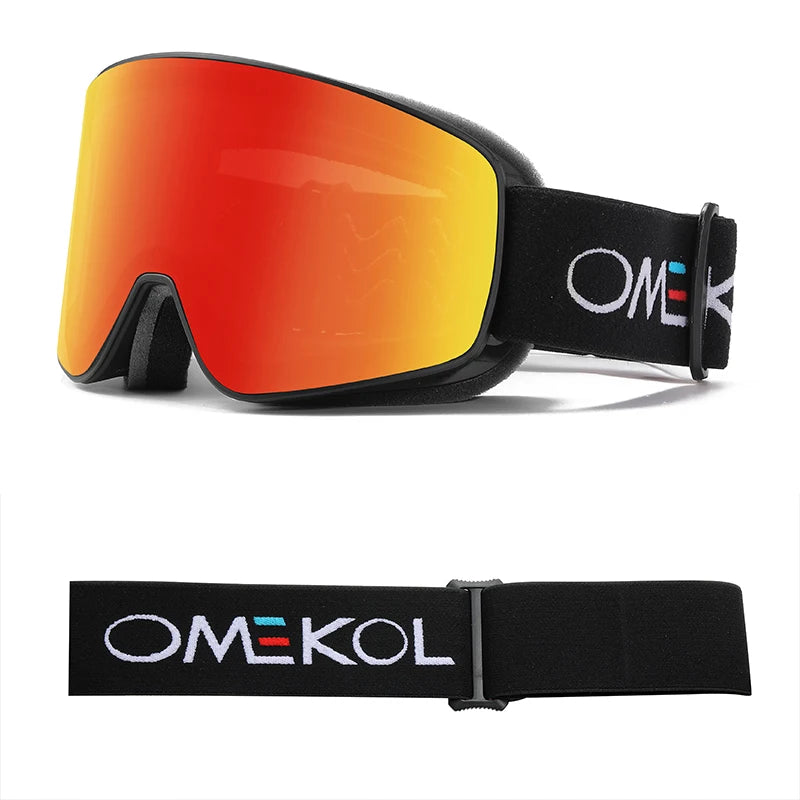 Double Layer Anti-Fog Ski Goggles