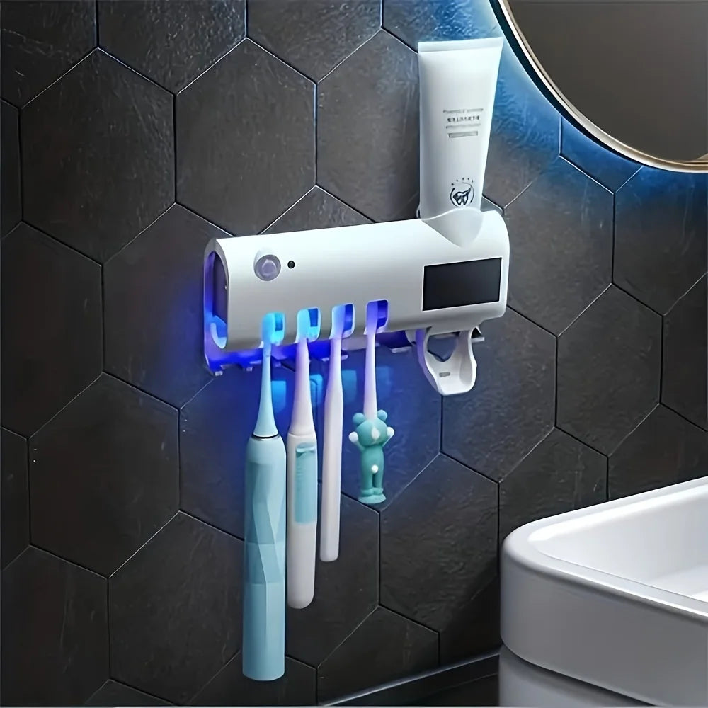 Smart Toothbrush Disinfector & Paste Dispenser