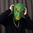 Green Fish Monster Mask