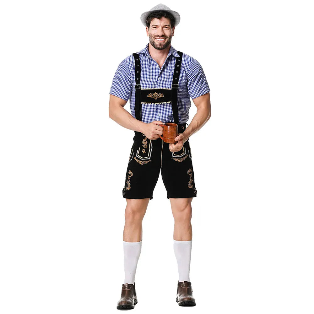 Male Oktoberfest Lederhosen Costume