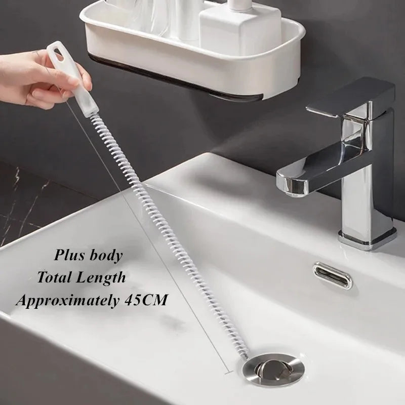 Drain Cleaning Brush – Sink & Pipe Hair Remover