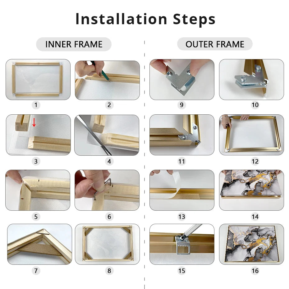 Canvas Floater Frame DIY Kit